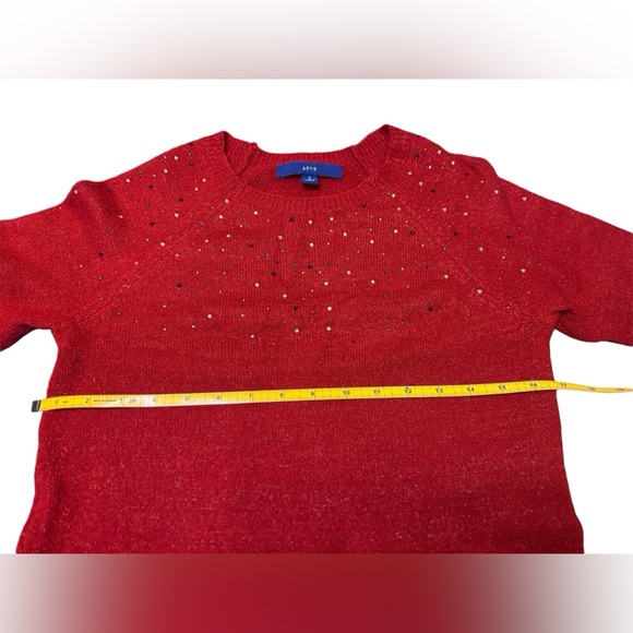 Apt. 9 Sequin Embellished Pullover Sweater - Picture 3 of 3
